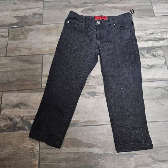 Tripp NYC Vintage Embroidered Capri Jeans - Picture 1 of 8